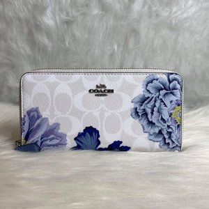 ACCORDION ZIP WALLET WITH KAFFE FASSETT PRINT